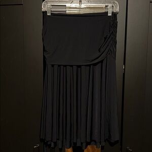 SKIMS MILKY SHEER MIDI SKIRT OBSIDIAN S